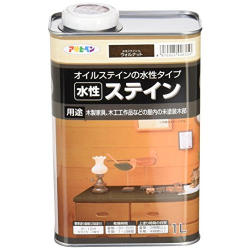 アサヒペン 水性ステイン ウォルナット 1L