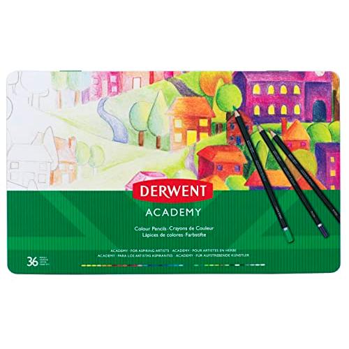 ダーウェント アカデミー 色鉛筆 カラーペンシル メタルケース 36色セット 2300225