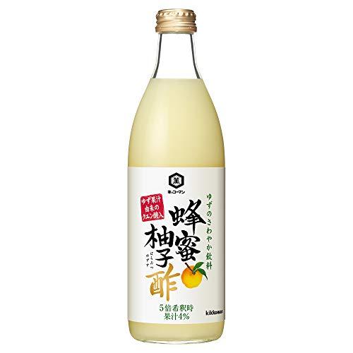 キッコーマン食品 蜂蜜柚子酢 500ml お酢飲料 ビネガードリンク 飲むお酢