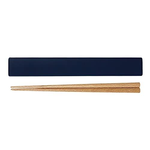 竹中 箸 箸箱セット SUKITTO ネイビー 約19.1×2.7×1.2cm T-06637