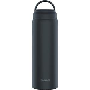 ピーコック 水筒 ステンレス ボトル スクリューマグボトル (ハンドル付き) 保温 保冷 600ml チャコールグレー AKZ-60 HCH