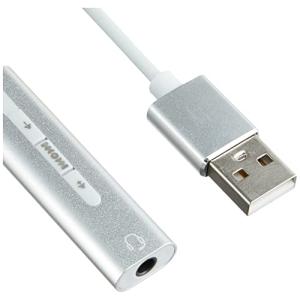 SSA Service 4極3.5mmステレオミニ(メス) → USB A(オス) 変換ケーブル [ スマホ用イヤホン&マイクをPCで使用可能｜sapphire98