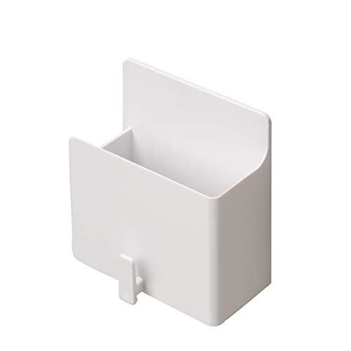 東和産業 浴室用ラック ホワイト 約9.3×5.8×10cm 磁着SQ マグネットバスチューブホルダ...