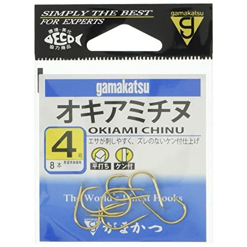 がまかつ(Gamakatsu) オキアミ・チヌ フック 金 4号 釣り針