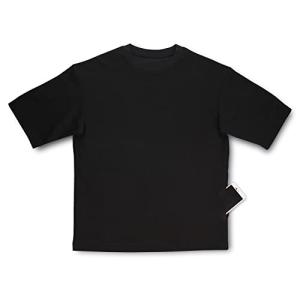 おたふく手袋 夏用Ｔシャツ フーバー [オーバーサイズ 5分袖 外側コットン 肌面側冷感ポリエステル ポケット付] FB-700 ブラック Mサ｜sapphire98