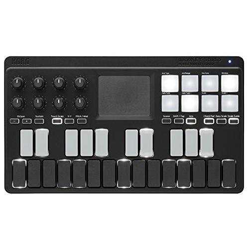 KORG 定番 USB/ワイヤレス オールインワン モバイルMIDIキーボード nanoKEY St...