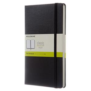 モレスキン(Moleskine) ノート クラシック ノートブック ハードカバー 無地 ラージサイズ(横13cm×縦21cm) ブラック QP0