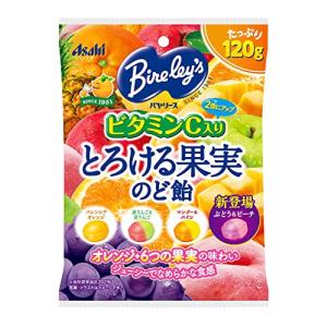 アサヒグループ食品 バヤリースとろける果実のど飴 120g×6袋｜sapphire98