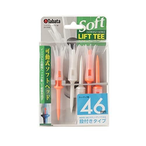Tabata(タバタ) ゴルフ ティー 段 プラスチックティー 46mm 段付き リフトティーソフト...