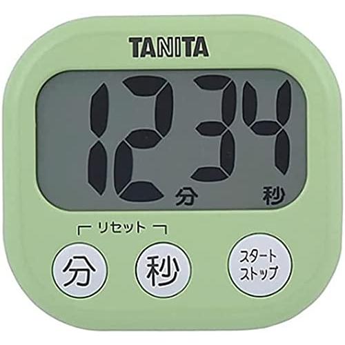 タニタ キッチン 勉強 学習 タイマー マグネット付き 大画面 大音量 100分 グリーン TD-3...