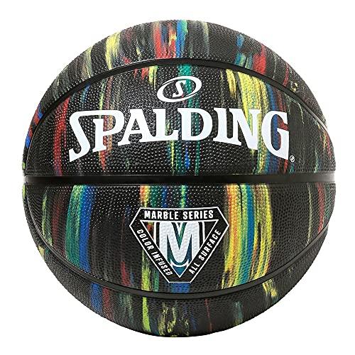 SPALDING(スポルディング) バスケットボール マーブル ブラック ラバー 7号球 84-39...