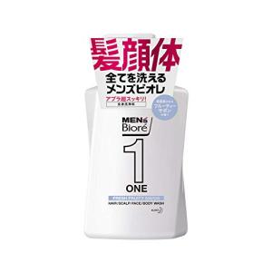 メンズビオレ ONE オールインワン全身洗浄料 フルーティーサボンの香り ポンプ 480ml｜sapphire98