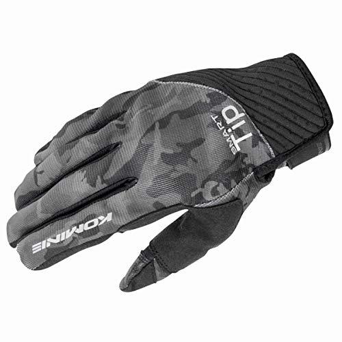 [コミネ] バイク用 ストレッチメッシュグローブ-ルーチェII Neo Black Camo 2XL...