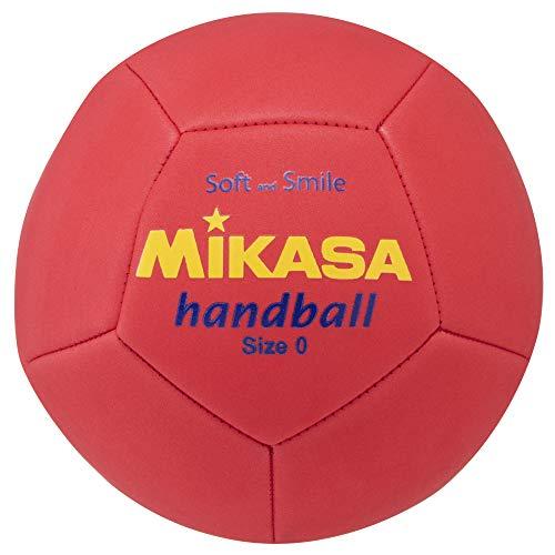 ミカサ(MIKASA) スマイルハンドボール 0号(直径15cm・レジャー用)マシン縫い レッド S...