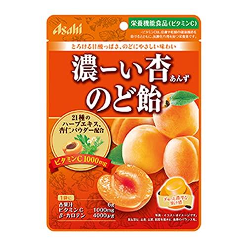 アサヒグループ食品 濃ーい杏のど飴 84g×6袋