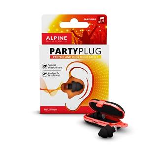 ALPINE HEARING PROTECTION イヤープラグ 耳栓 テレワーク/在宅勤務 消音 アルパイン PartyPlug ブラック｜sapphire98