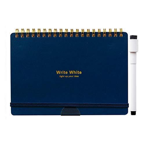学研ステイフル ホワイトボード ノート Write White B6 ネイビー D08029