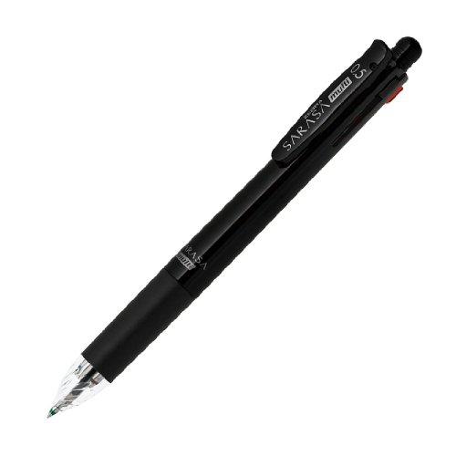 ゼブラ 多機能ペン 4色+シャープ サラサマルチ 0.5 黒 P-J4SA11-BK