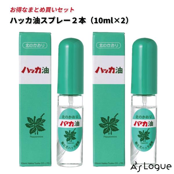 北見ハッカ ハッカ油スプレー11.5ml×2本 セット