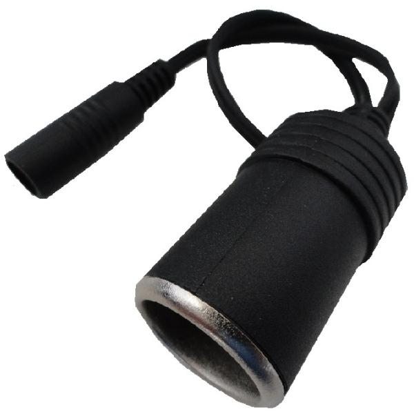 シガーソケット　標準ソケットメス付　外径φ5.5mm内径φ2.1mm　12V10Aまで　1個入　＜1...