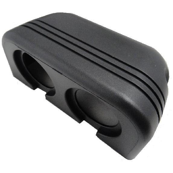 シガーソケット増設カバー　USB増設バス・車増設カバー　シガーソケット増設カバー　ネジ付　2口　1個...