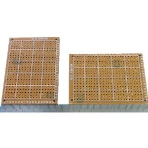 50×70mm　18×24ホール　片面ユニバーサル基板　50×70mm　18×24ホール基板　1枚入　＜1pc-011＞