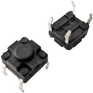 6mm×6mm　スナップイン　生活防水タクトスイッチ　全高　選択　10個入　＜1sw-174a＞