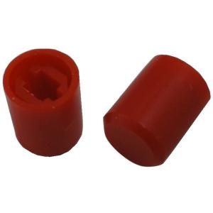 円の直径φ8.5mm　高さ10.5mm　スイッチキャップ　1sw-034~041・1sw-139~154用　赤　10個入　＜1sw-313＞