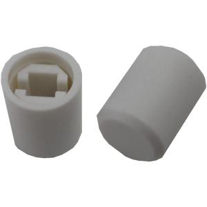 円の直径φ9mm　高さ10.5mm　スイッチキャップ　1sw-034~041・1sw-139~154用　白　10個入　＜1sw-319＞