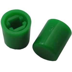 円の直径φ9mm　高さ10.5mm　スイッチキャップ　1sw-034~041・1sw-139~154用　緑　10個入　＜1sw-320＞
