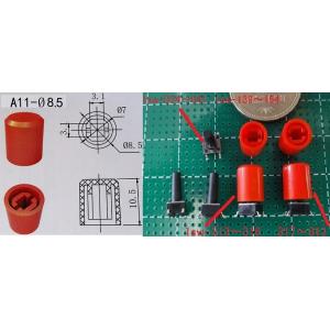 円の直径φ9mm 高さ10.5mm スイッチキ...の詳細画像1