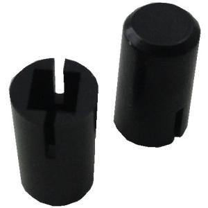 円の直径φ5mm　高さ　8.5mm　差込2.5mm×2.5mm　スイッチキャップ　黒　10個入　＜1sw-325＞