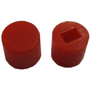 円の直径φ6mm　高さ5mm　swp-057 -058用　穴2mm×3.5mm　円柱キャップ　赤　10個入　＜1sw-341＞