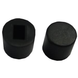 円の直径φ6mm　高さ5mm　swp-057 -058用　穴2mm×3.5mm　円柱キャップ　黒　10個入　＜1sw-342＞