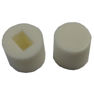 円の直径φ6mm　高さ5mm　swp-057 -058用　穴2mm×3.5mm　円柱キャップ　白　10個入　＜1sw-343＞