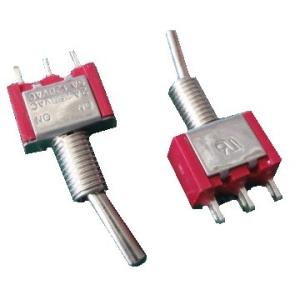 ON-＜ON＞トグルスイッチ　左がオルタネイト接続　右がモーメンタリ接続　跳ね返り有　2個入　＜1s...