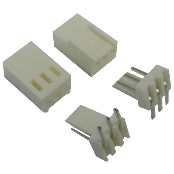 ＜基板と線のコネクタD　3P　L字　金具付＞5個セット＜2co-243＞