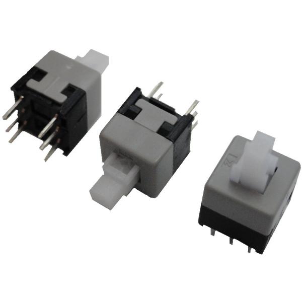 オルタネイトプッシュ電源スイッチ　6本足（2sｗ-0060黒・2sw-0052赤・2sw-0058灰...