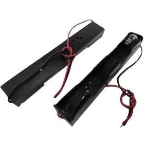 単三　2本　単3 電池 ボックス 電池 ケース 約16.9×約108.6×厚約14.5mm コード付　1個入に変更　＜bat-023＞