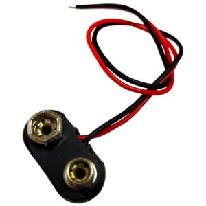 006P　電池スナップ　黒　厚約7mm　2個入　＜bat-031＞