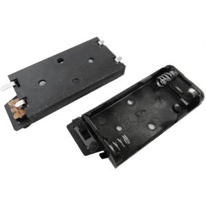 単三　2本　単3 電池ケース・電池ケース　端子付　スイッチ付　約29.7×約65.9×厚約13.1mm　1個入　＜bat-044＞