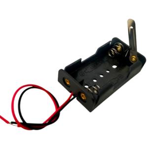 単三　2本　単3 電池ケース・電池ケース　端子付　スイッチ付　1個入　＜bat-045＞