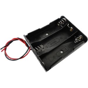18650 3本 電池ボックス コード付 バネ ...の商品画像