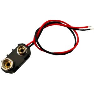 006P　電池スナップ　黒　小　厚約7mm　2個入　＜bat-100＞