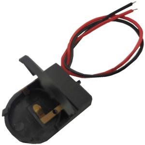 CR2032　スイッチ付ボタン電池ホルダー　約×約22.1×約6.0mm　約140mm　ボタン電池ボックス　1個入　＜bat-107＞