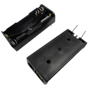 単四　2本　電池ボックス・電池ケース　約52.8×24.5×厚約13.5mm　基板取付ピン付　電池ボックス・電池ケース　1個入に変更　＜bat-314＞