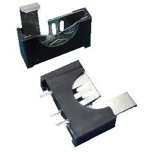 CR2032　ボタン電池ホルダー　縦刺し　1個入に変更　＜bat-365＞