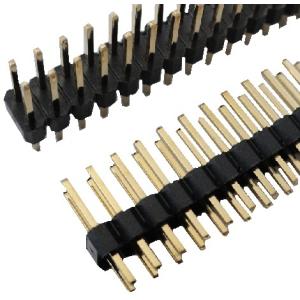 2×6＝12Ｐ　分割可　ピンヘッダ　金メッキ　2.54mmピッチ　6個入　＜con-109＞
