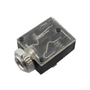 オーディオφ3.5mm　モノラル　メス　ケース穴円の直径φ6mm　要ハンダ付　対con-1110　1個入　＜con-1106＞
