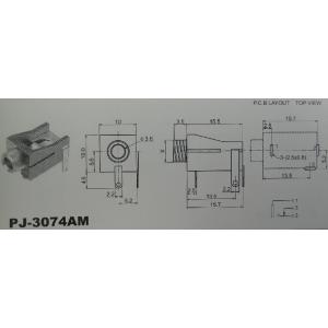 ケース側オーディオモノラル メス φ3.5mm...の詳細画像1